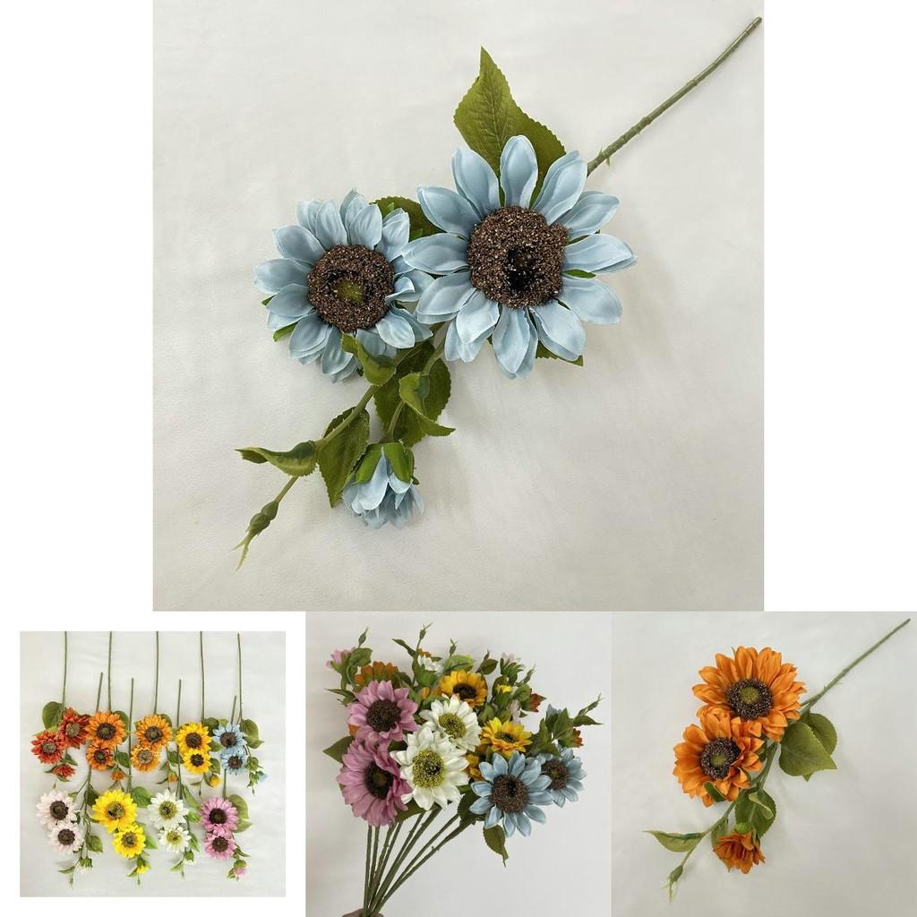 Künstlicher Sonnenblumenstrauß Hochzeitsdeko für Fotografie und Heimwanddisplay