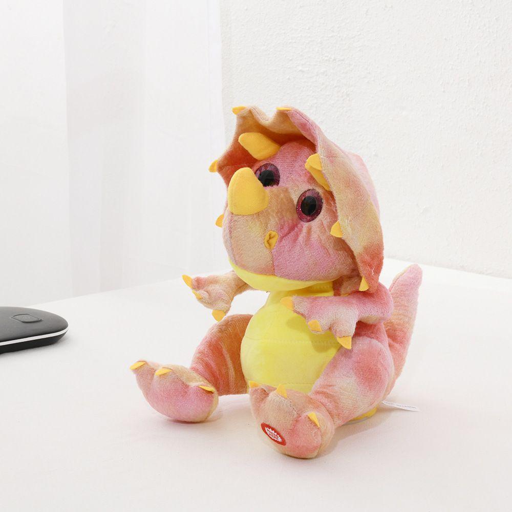 

Magical Triceratops Plush Toy Night Lights Glow Gift For Kids Toddler рожевий