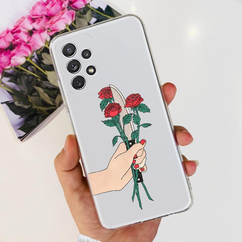 For Samsung Galaxy A32 4G Case Sm-A325F Soft Silicone Stylish Painted Cover Case For Samsung A32 A 32 5G A326B Back Cover Bumper