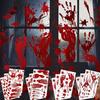 Self-Adhesive Halloween Window Decoration Sticker Horror Props Stickers  Halloween