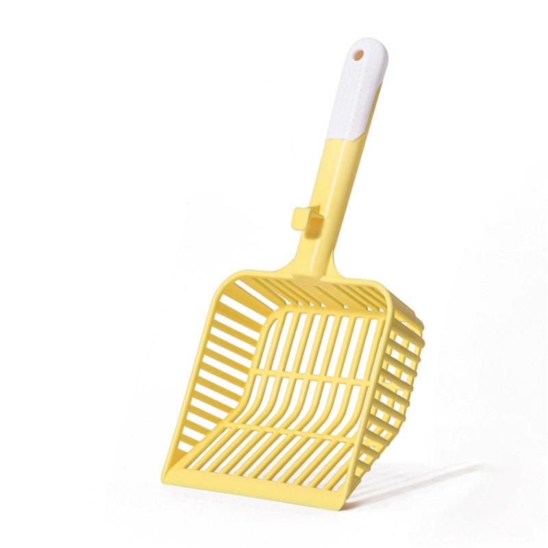Cats Litters Scoops,Plastic Sifter Cats Litters Shovel Kitties Scooper Mesh Shovel with Long Handle Kitten Poop Lifter