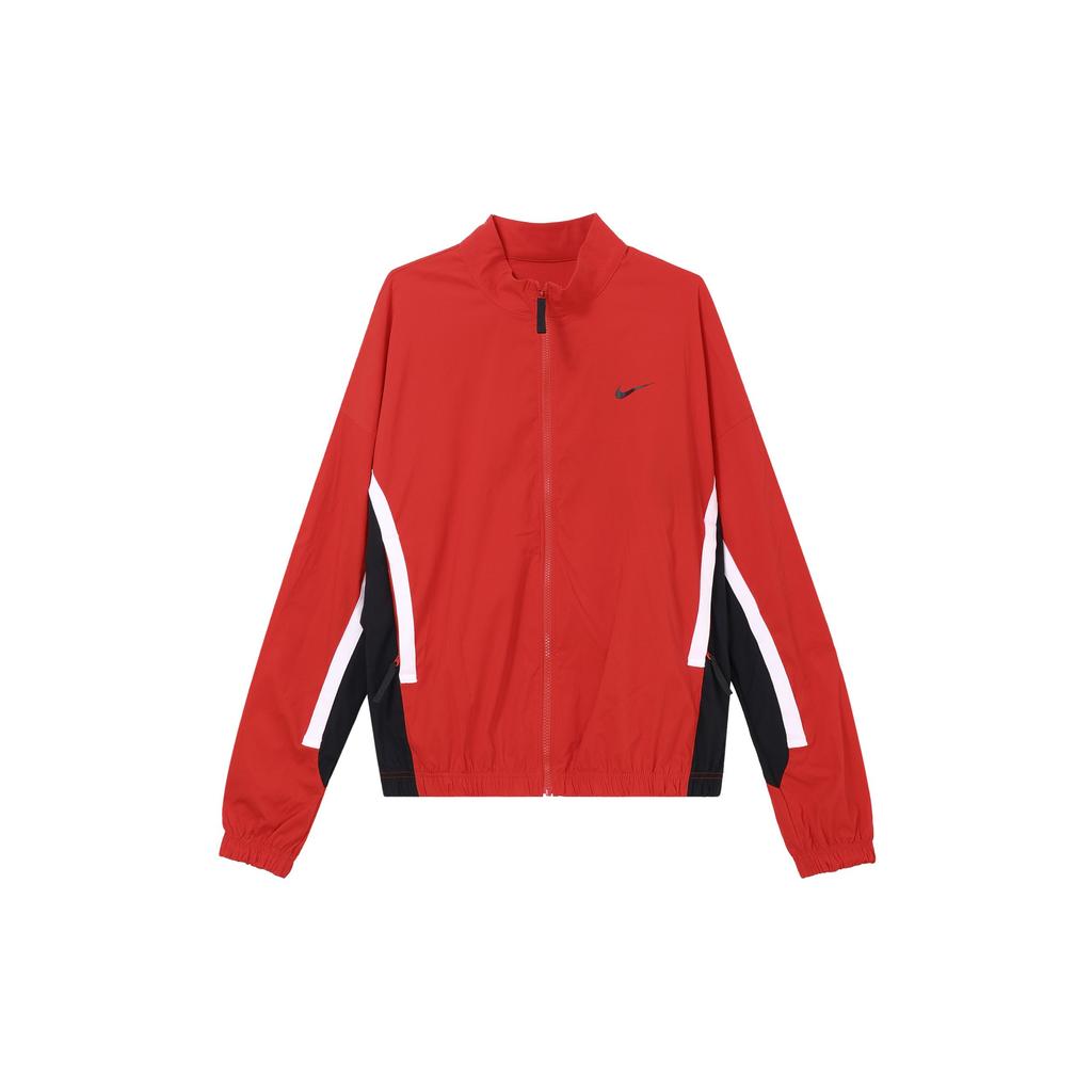 Nike DNA Letter Logo Print Stand Collar Jacket Men Jackets Red DV9443-657