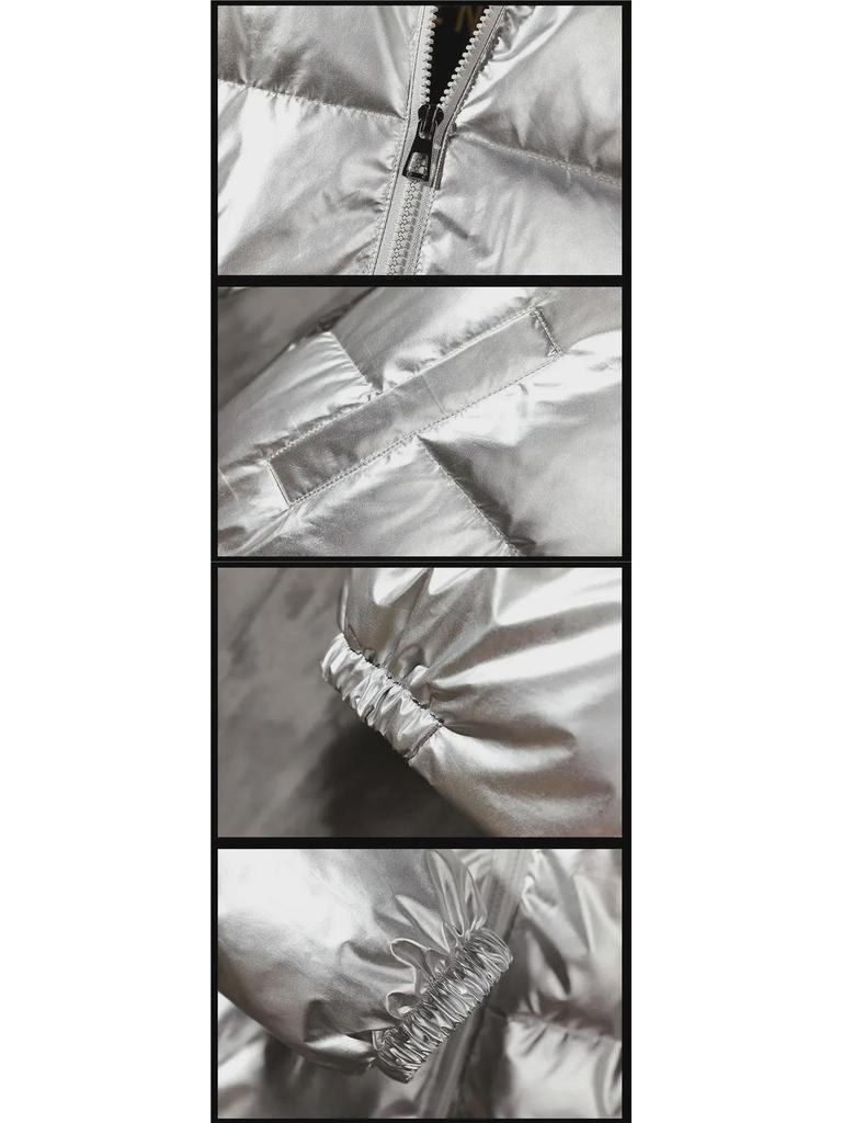 Men's 2023 Short Off-Season Down Jacket - Korean Style, Thickened, Winter Warm, Shiny, for Couples
