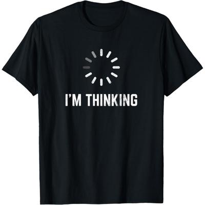 ODFSND Im Thinking for Geeks Nerds Programmers Funny T-Shirt