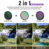 NEEWER 82mm True Color Variable CPL Filter Magnetic ND32 Adjustable and Rotatable Neutral Density Light Reflection No Color or and Filter, 2-in-1