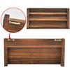 Cross-Border Commemorative Coin Display Stand - Single-Layer Flat Pine Wood Burnt Finish for Coin Display & Authentication.