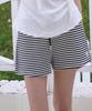 THE GREEN LAB Striped Shorts [White]