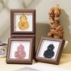 Colorful Crystal Photo Frame Crystal Crafts Gourd Shaped Crushed Crystal Frame Crushed Stone Decorative Home Decoration