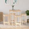 VidaXL Bar Set 5 Pcs Bistro Furniture Set Dining Room Kitchen Pub Furniture Indoor Wood 3124737