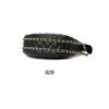 IELGY Ladies Wide Shoulder Strap Messenger Bag Diamond Embroidered Chain Shoulder Dumpling Bag