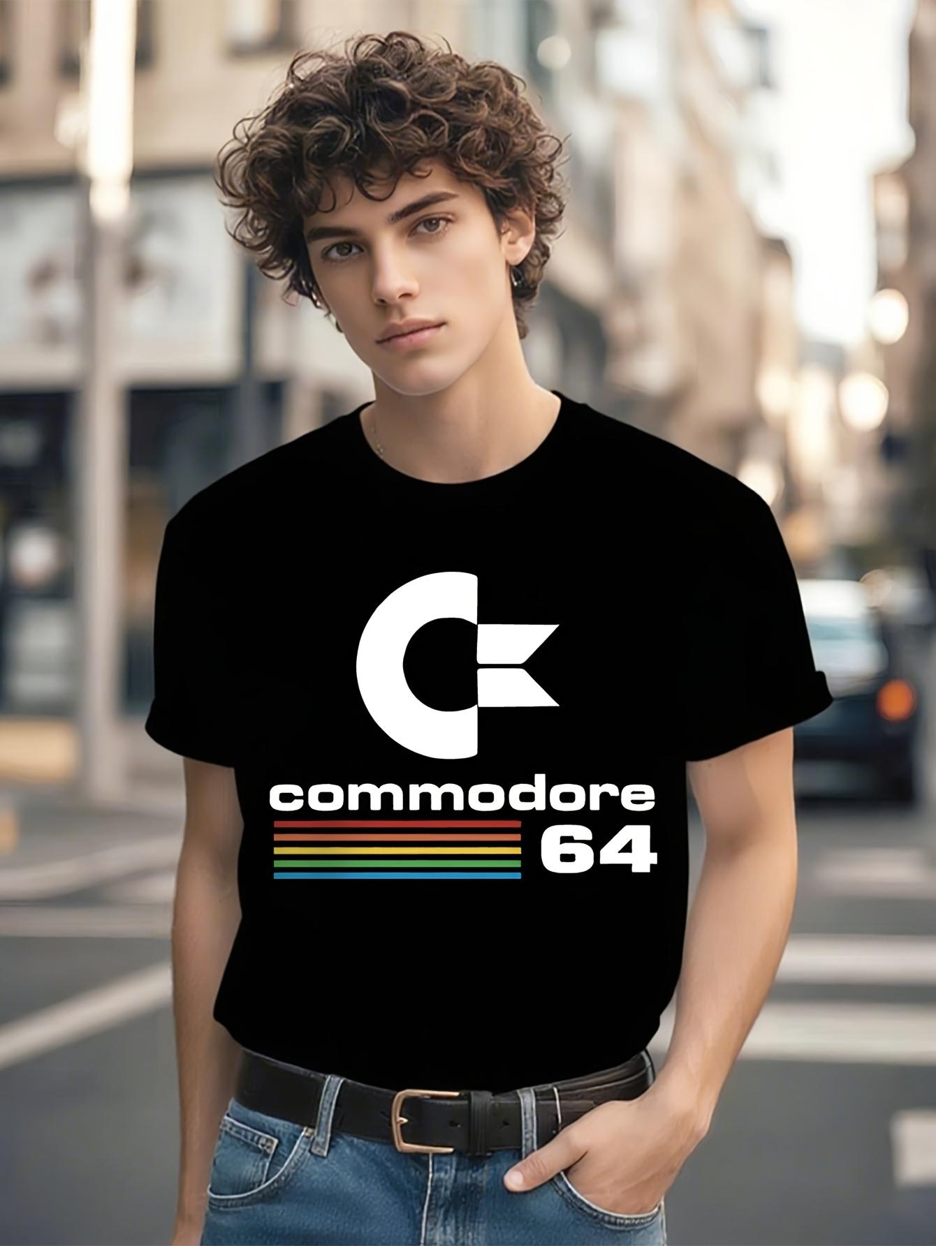 Vintage Commodore 64 Retro Computer Graphic T-shirt - C64 SID Amiga Old-Style Tee XL