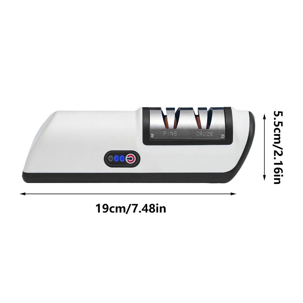 Cutter Sharpener 3-Stage Cutting Tool Grinding Stone Automatic USB Charging Electrical Cutter Sharpener For Polishing Razor