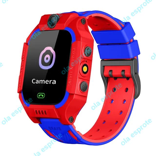 New Q19 Kids Smart Watch 2g Sim Card Smartwatch for Children Sos Call Phone Camera Voice Chat Po Boy Girl Gifts Color Screen