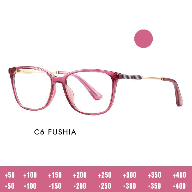 Kansept Classic Square Anti Blue Light Blocking Reading Glasses Women Prescription Glasses Computer Eyeglasses Glasses-3 #2057