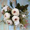 LA100 European Style Handmade Artificial Silk Peony Small Handle High Quality Wedding Decoration Bouquet for Home Back To School