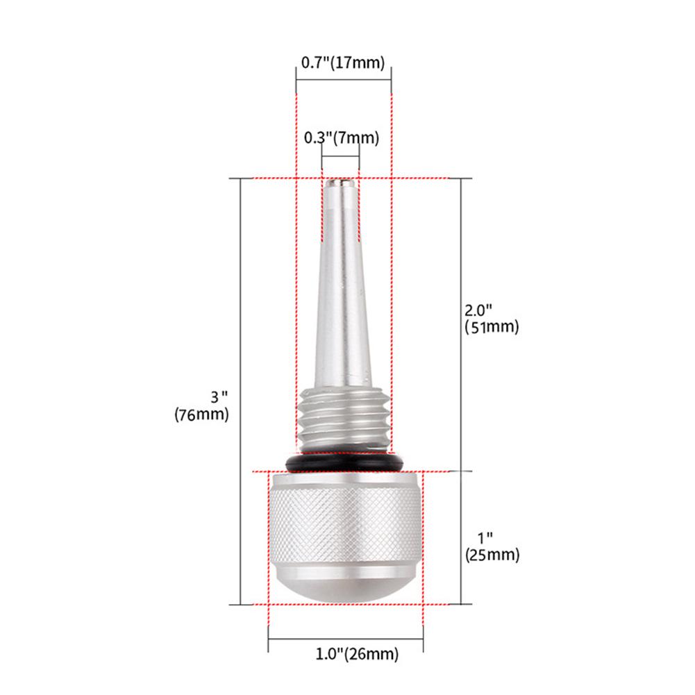 Magnetic Aluminum Oil Dipstick 56125I Correct Connector