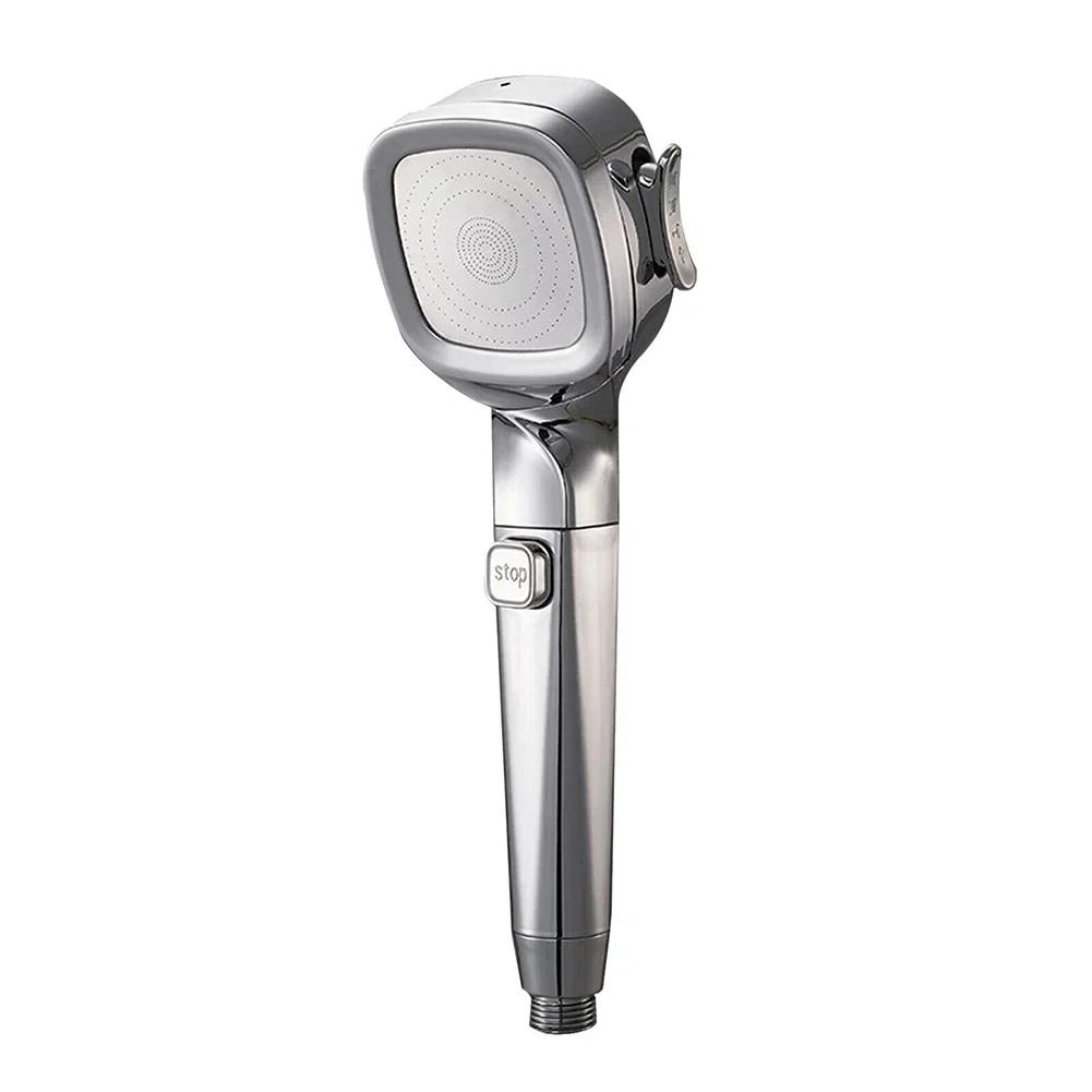 Shower Head with 4 Spray Modes Powerful Spray Rainfall Mixed and Pulse Equipped with Built In Filter and Removable Nozzle