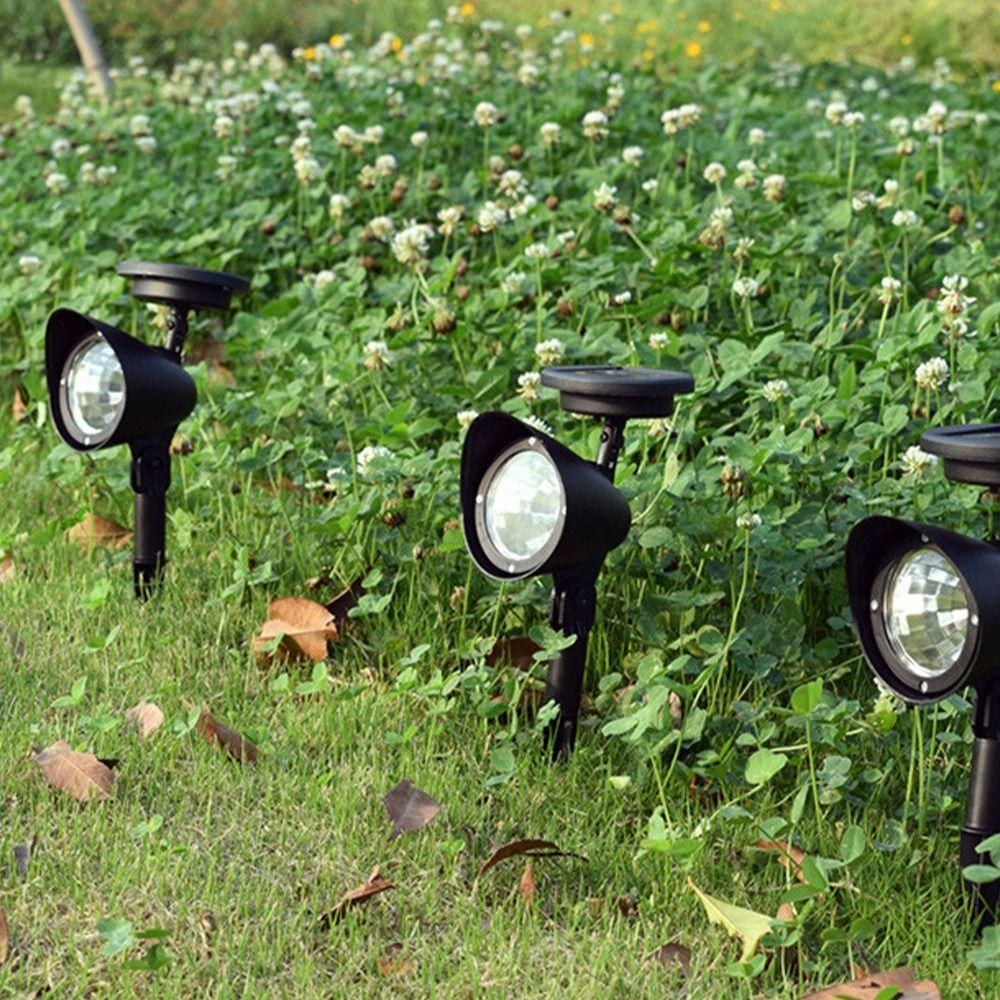 Solar Powered Solar Lawn Lights 4LED Night Light  Garden Backyard Driveway Patio