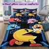 Copripiumino Morbido e Confortevole Anime PacMan, Set Biancheria da Letto per Bambini Regalo, Misura Extra Large, Varie Misure Disponibili