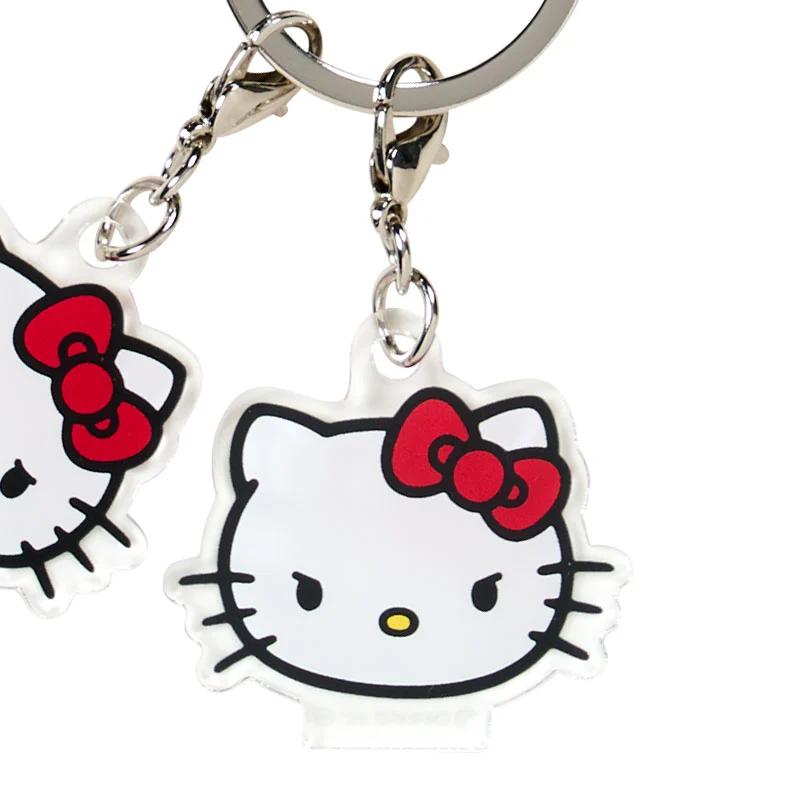 Sanrio Hello Kitty 4-Piece Acrylic Key Chain ( Face ) NEW Sanrio Characters