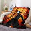 1Pc Alien Earth Print Flannel Blanket, High Quality Comfortable for All Seasons, Home Decor, Warmth and Comfort, Perfect for Christmas Gifts