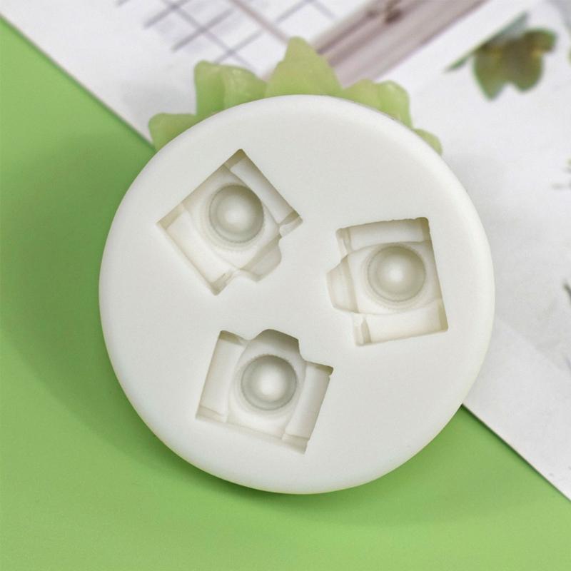Fondán ve tvaru mini fotoaparátu Forma na čokoládu Pomůcky na pečení Pomůcky na pečení Ručně vyráběné mýdlo Forma na silikonové ozdoby Snadno se čistí