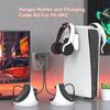 Controller Charger and Storage Bracket for PS5/PSVR2 Storage Stand/Rack Accessories, Charging Set, Type-C Cable Controller Hanger Stand