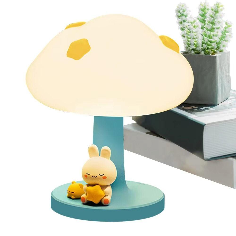 USB Charging Cloud Table Lamp Timed Bedside Table Lamp Sleeping Atmosphere Light Home Decor
