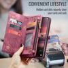 For Samsung Galaxy S25 Edge Phone Cases CASEME Leather Cover with Detachable Wallet and Strap