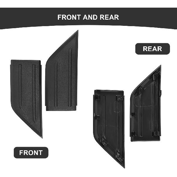 Compatible For Bumper Guard Pad Cap Erts End Cover Ford F150 F-150 ML3Z-17E810-AA ML3Z-17E811-AA Left Driver & Right Passenger Side