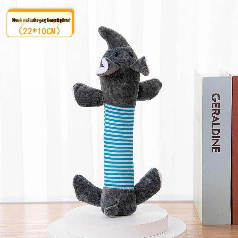 Brinquedo de Pelúcia para Cães Durável e Sonoro para Alívio da Dentição e do Tédio
