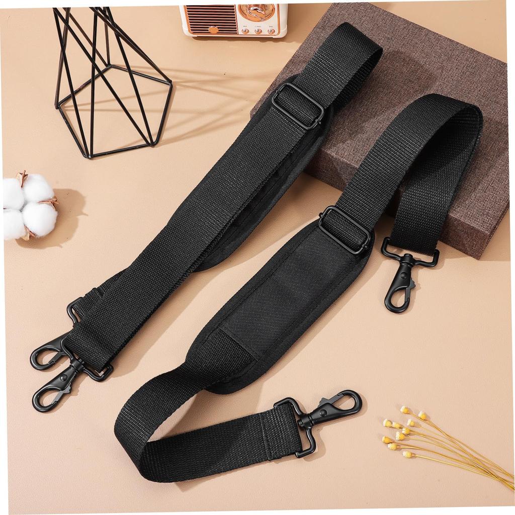 Alasum Shoulder Straps for Instrument Cases, Set of 2, Thickly Padded, Wide, Reduces Strain, Replacement Straps, Adjustable Length, for Violin,