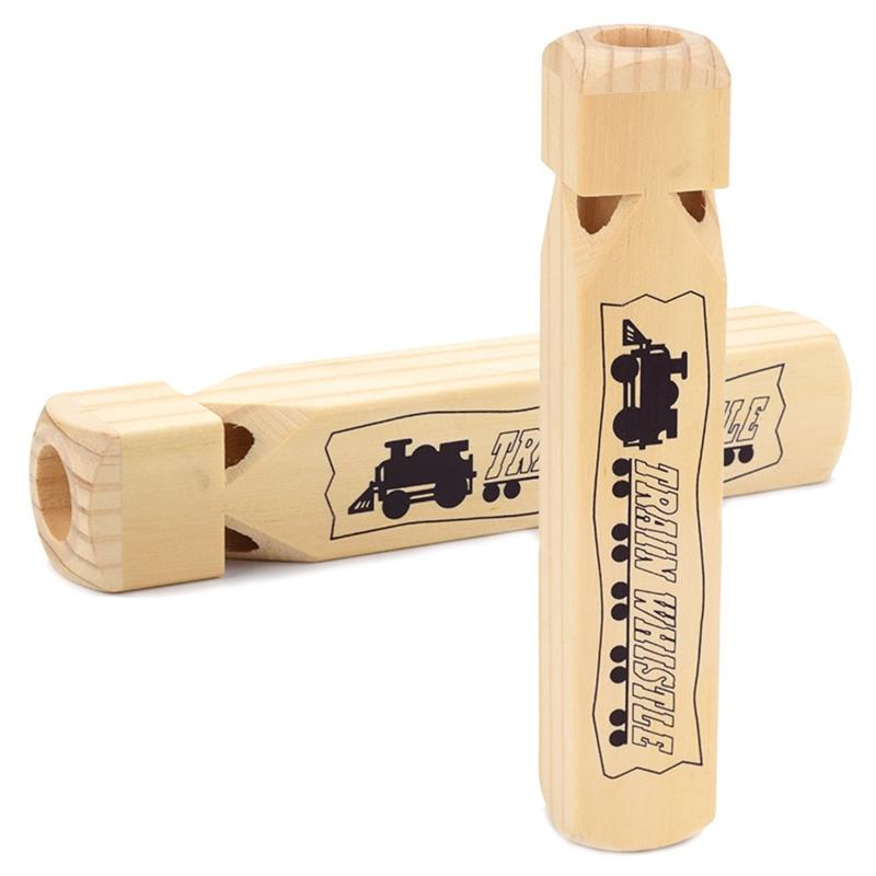 Imitating Whistle Wooden Whistle Sound Warning Steam Train Toy Train Whistle