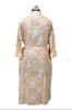 Cotton Long Kimono Robe Sleepwear Indian Hand Printed Night Wear Maxi Bathrobe