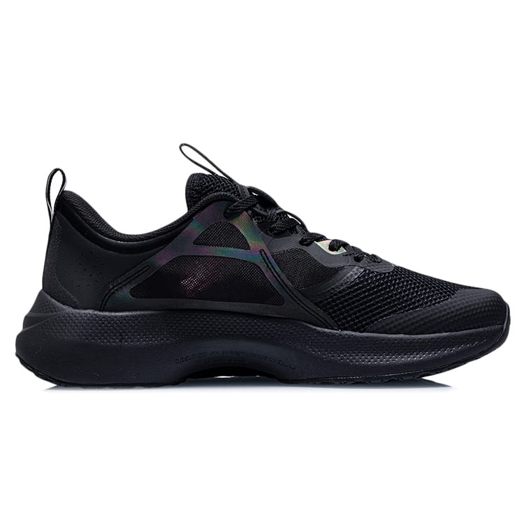 Li Ning Comet Breathable Low top Running Shoes Men's Black AGLR037-1