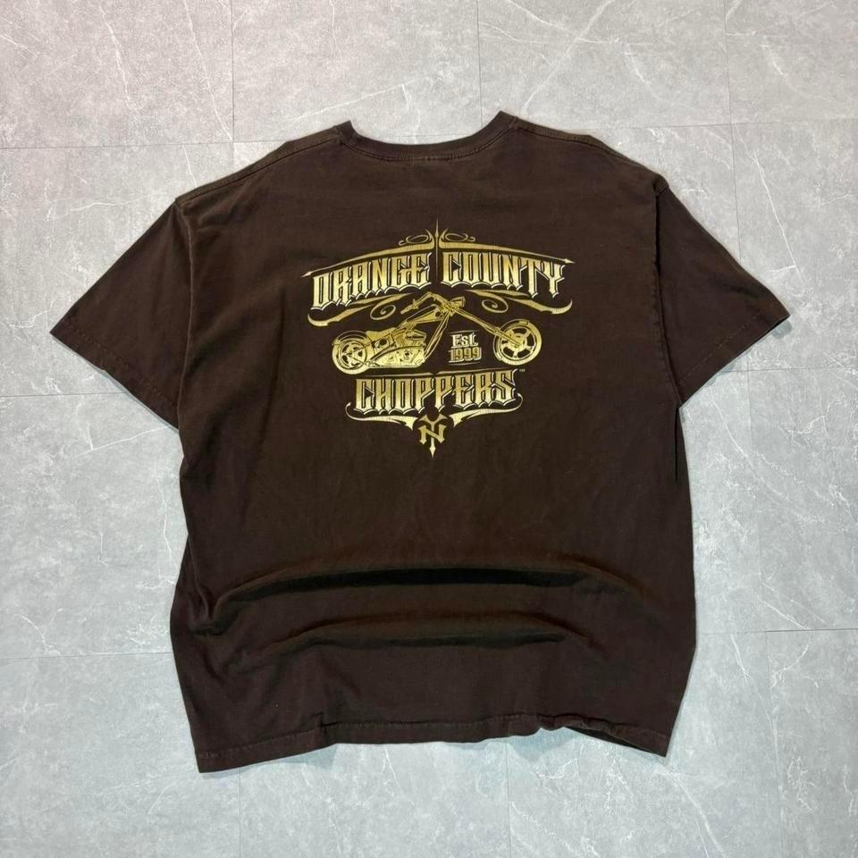 Orange County Choppers black and gold tee #bikerstyle Unisex T-Shirt L