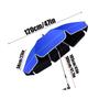 360 Adjustable Chair Umbrella With Clamp 23-inch Beach Chair Sunshade Camping and Fishing Umbrella Anti-Uv Beach Chair Parasol