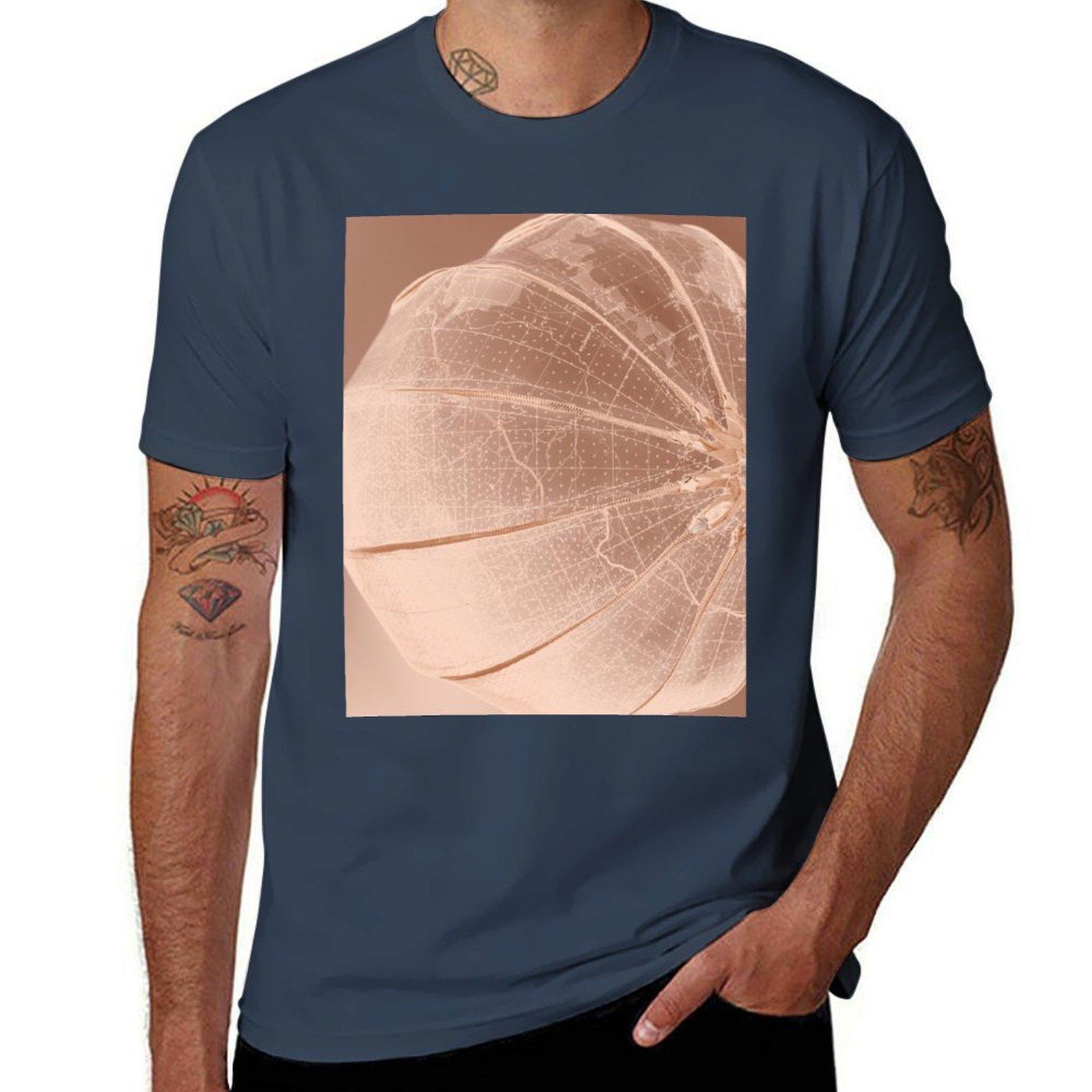 Unzip the World (colourised copper) TShirt Minimal Art Print TShirt S