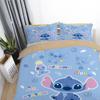 Luxurious 3d Cartoon Stitch Anime Bedding Set With Comforter Cover And Pillowcase