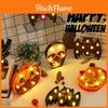Decoração Colorida de Halloween Luzes LED Lanterna Com Desenhos de Morcego Caveira Abóbora e Aranha