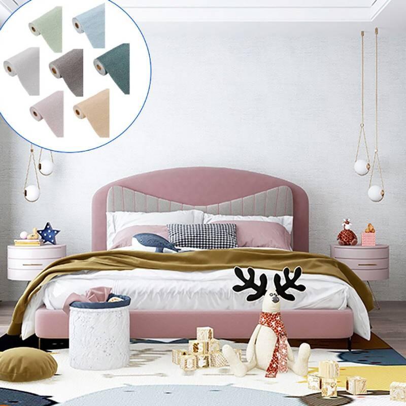 Hochwertiger wasserdichter Schaumstoff-Wandaufkleber mit schickem einfarbigem Design für jeden Raum