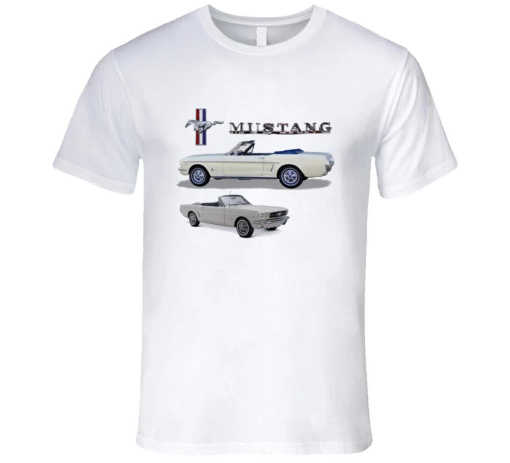 1965 Mustang Convertible Vintage Car Gift Ponycar T Shirt S