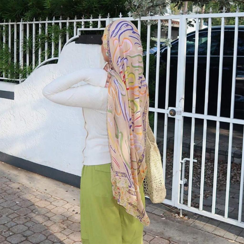 Neuer Ins-Druck Baumwoll-Viskose Hijab-Schal Für Frauen Muslimische Hijabs Mode Lange Wickeltücher Schal Islam Turban Kopftuch Ramadan