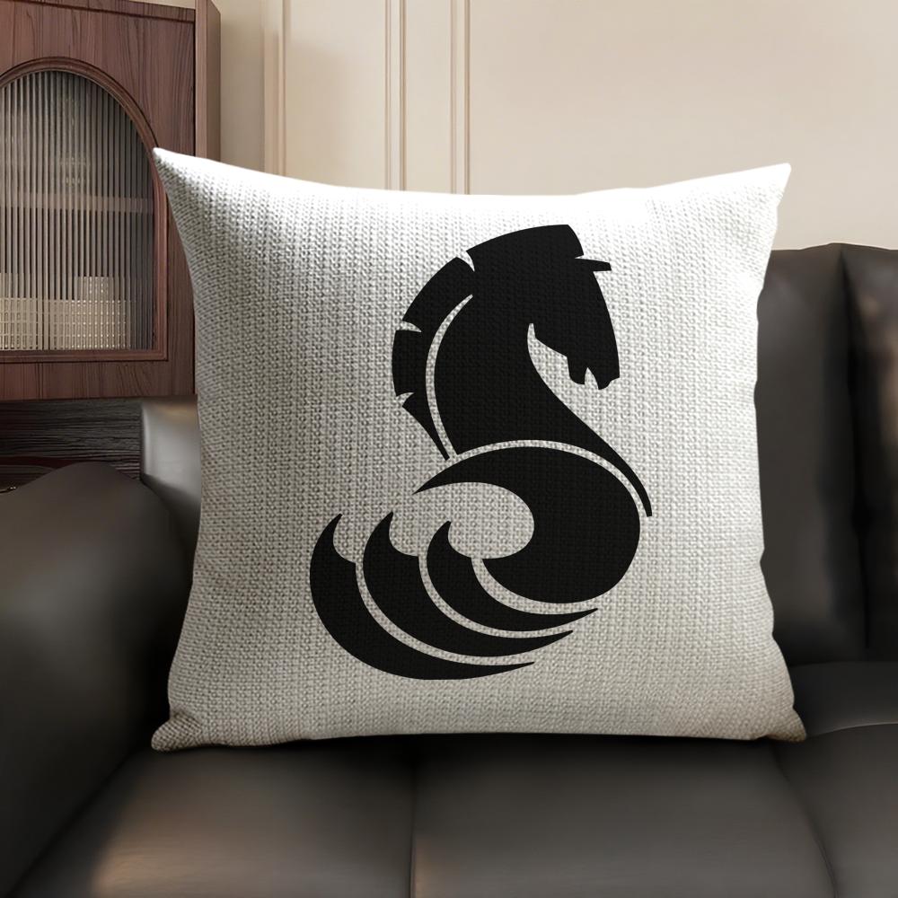 B-Beneteaus Y-Yachts Cushion Cover Summer Breathable Linen Organic Fabric Double-Sided Printing Sofa Pillow Case Home Decor