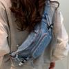 Borsa a tracolla da donna Borsa da petto in denim