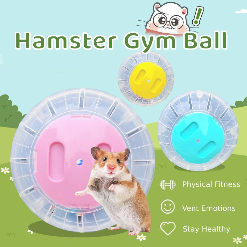 Transparent Plastic Hamster Mouse Rodent Gym Ball Run Fitness Exercise Toy Pet