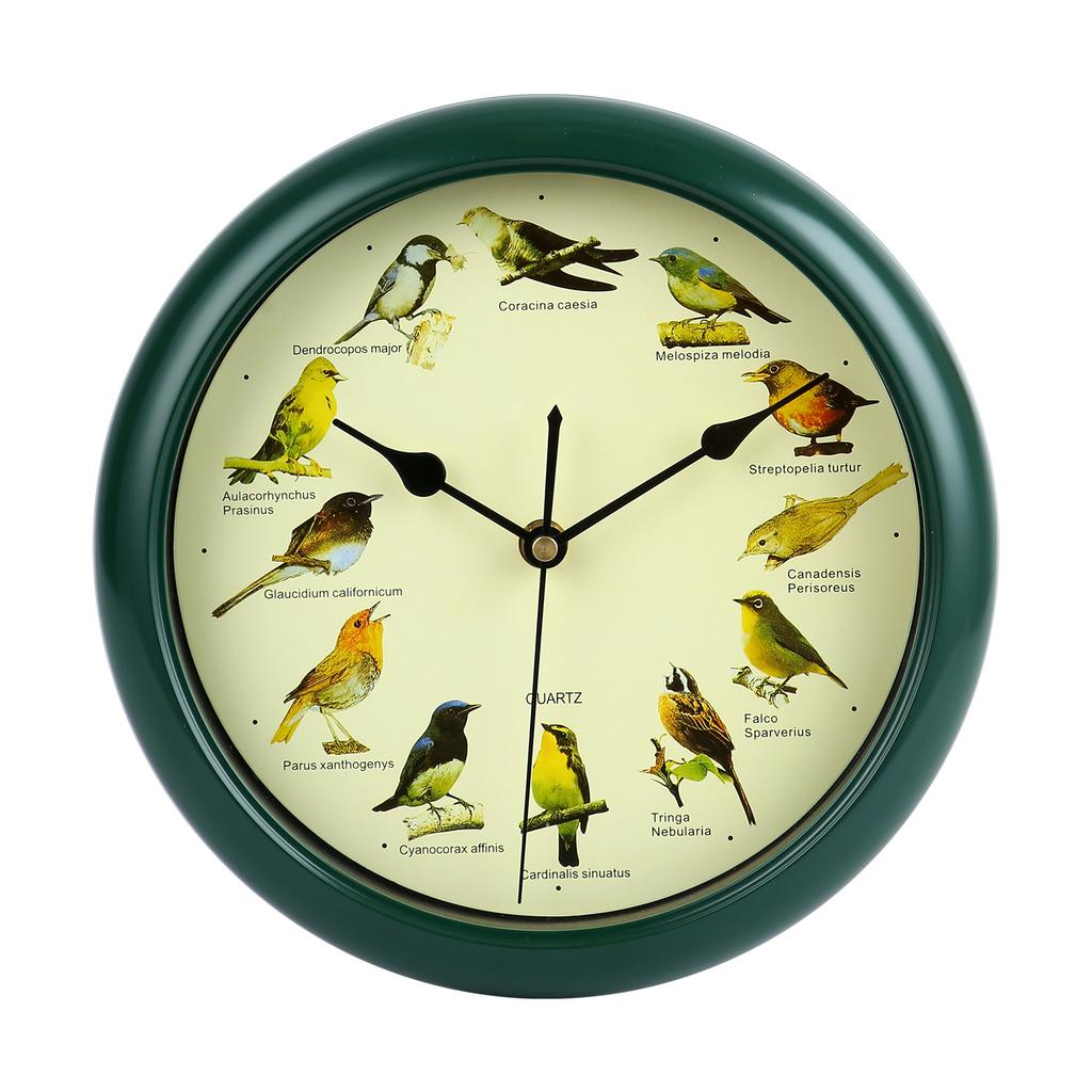 Cuckoo Round Wall Clock with Cuckoo Call On the Hour, Christmas-themed Wall Clock with Music
