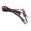 P1007 Enchufe Macho BNC Q9 a Cable de Sonda de Prueba para Osciloscopio con Pinzas de Gancho Doble 120CM con Dos Mini Sondas Terminadas en Gancho de Prueba 500V 5A