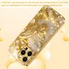 Golden Butterfly Design Electroplated Glass Phone Case Suitable for iPhone17 16 15 14 13 12 11Pro/Max/Plus Shockproof Back Cover