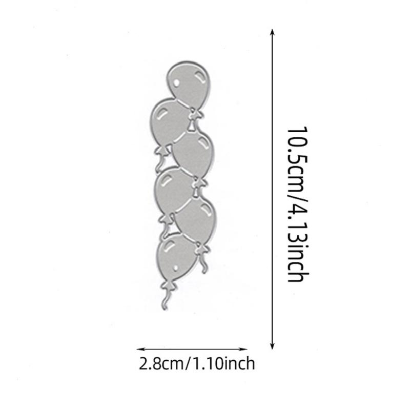Balloon Metal Cutting Dies Stencils for DIY Scrapbooking Decorative Embossing Paper Cards Template Decorative Die Cuts